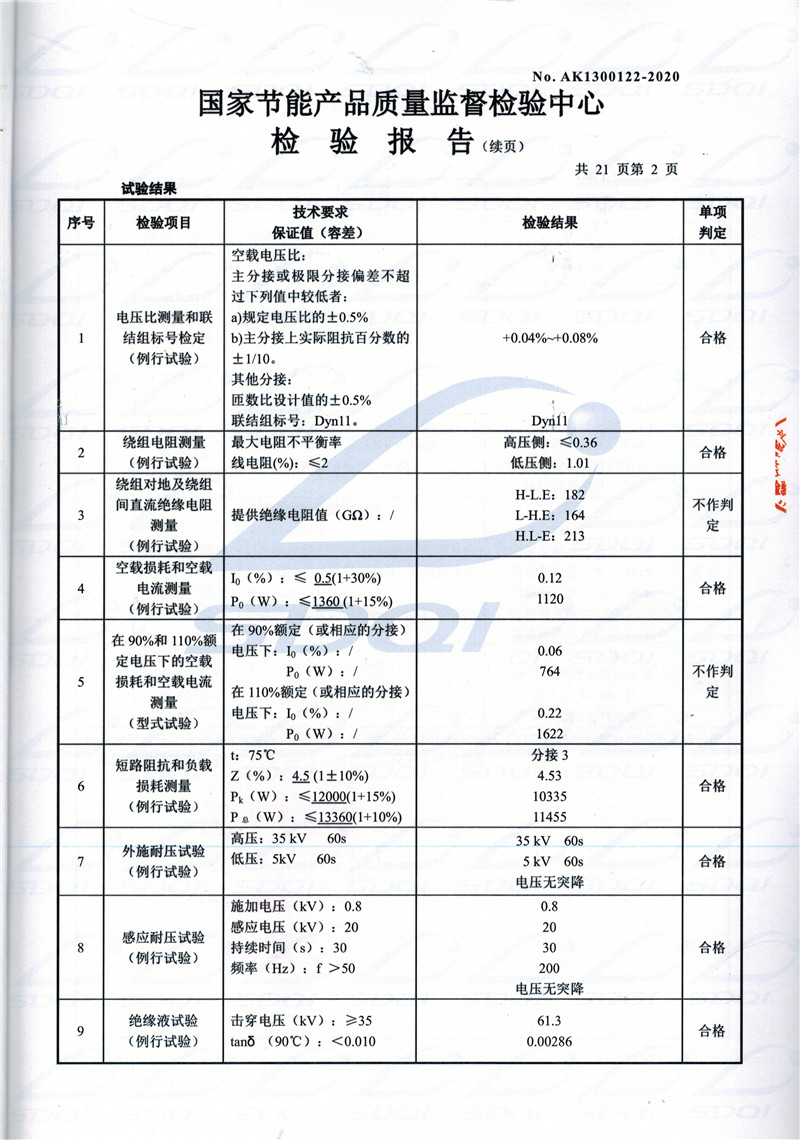 高低压试验报告-S11-1250永仁永仁永仁油浸式变压器-2.jpg